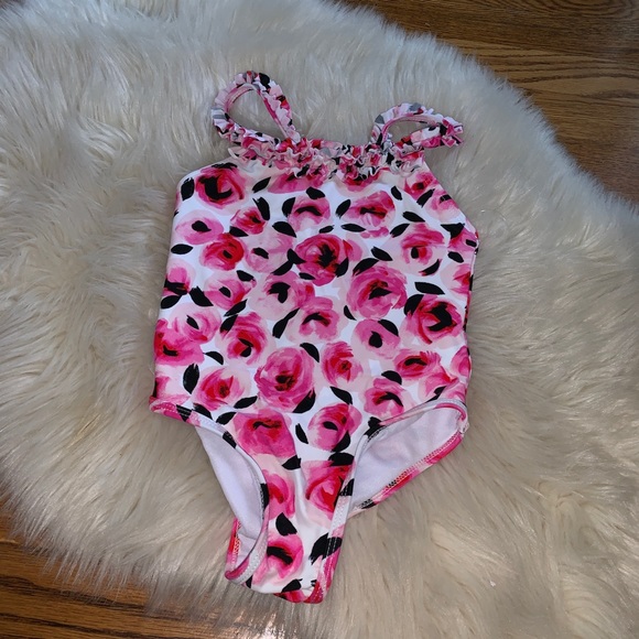 kate spade Other - Kate spade floral one piece girls swimsuit size 4